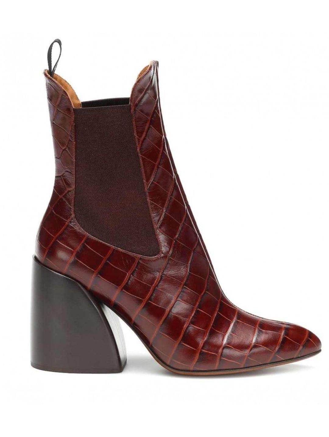 Clea Chelsea Ankle Boots in Red
