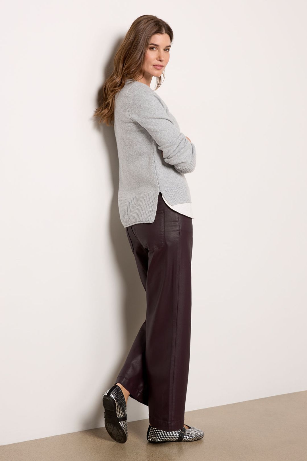 Meg Coated Wide Leg #5