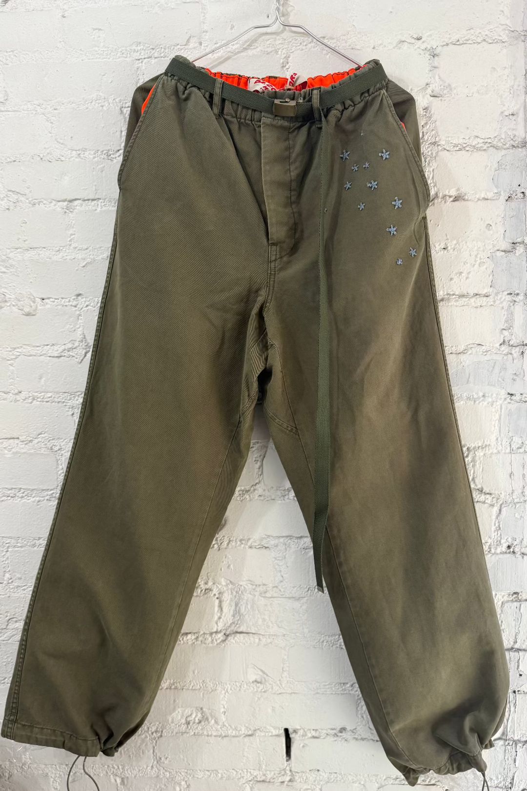 P78 Comfort - Ltd. Edition - Linen/Cotton Japan Twill Stars Embroidery Army