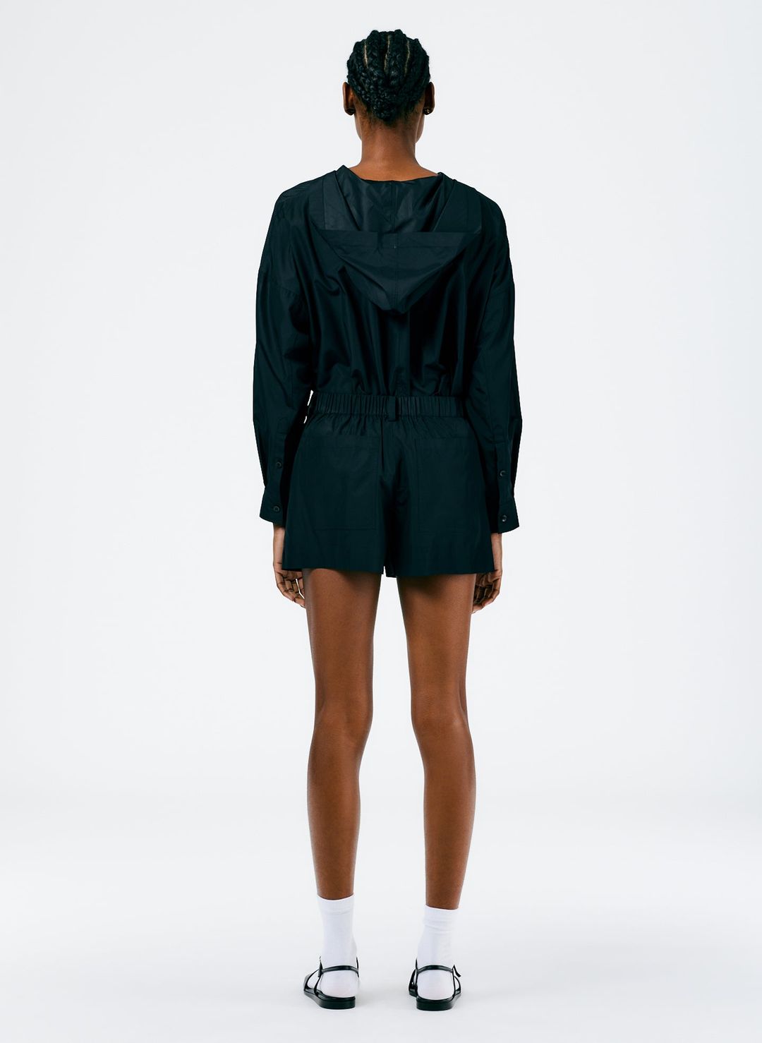 Italian Sporty Nylon Pleated Short #4