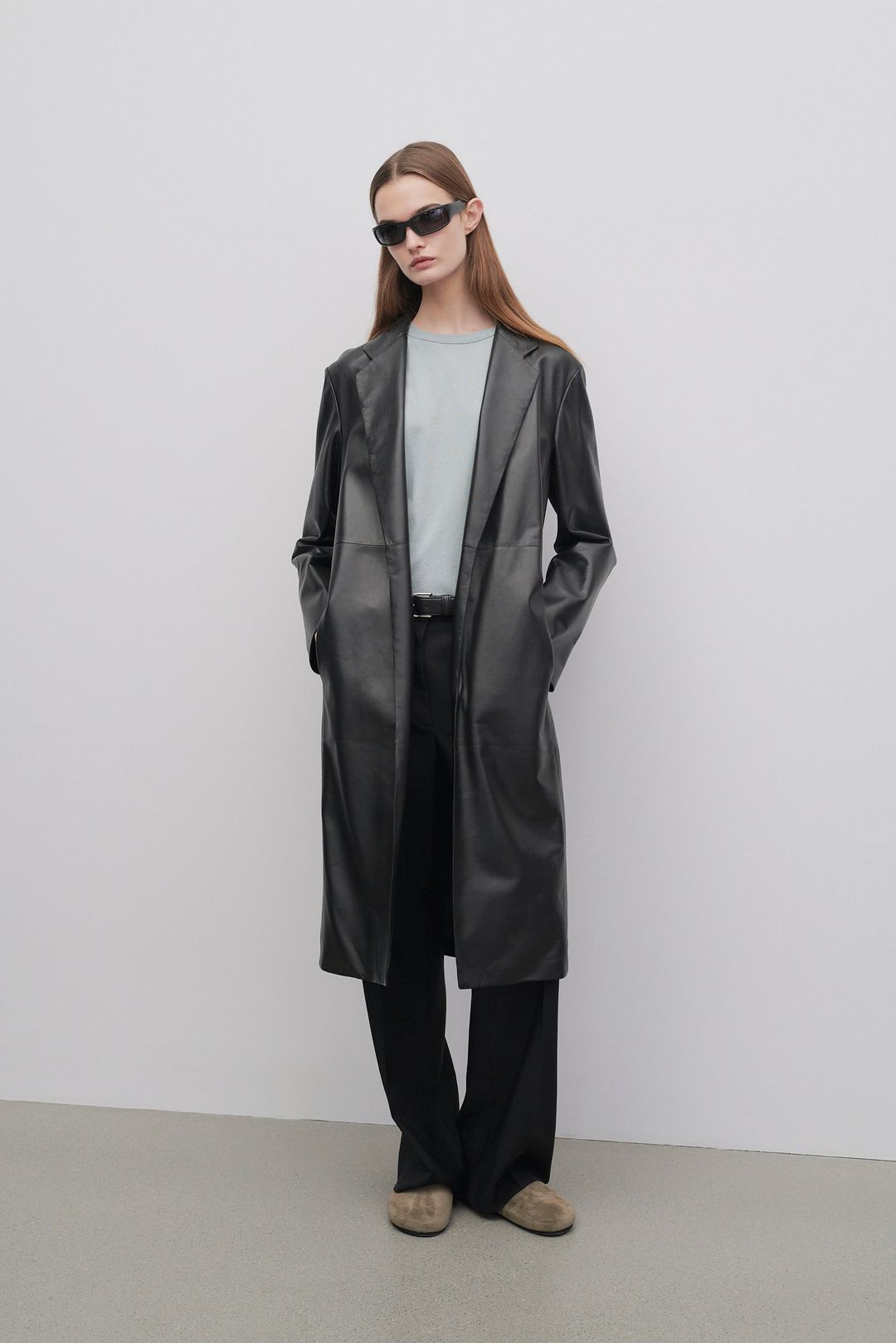 Babil Coat in Leather #5