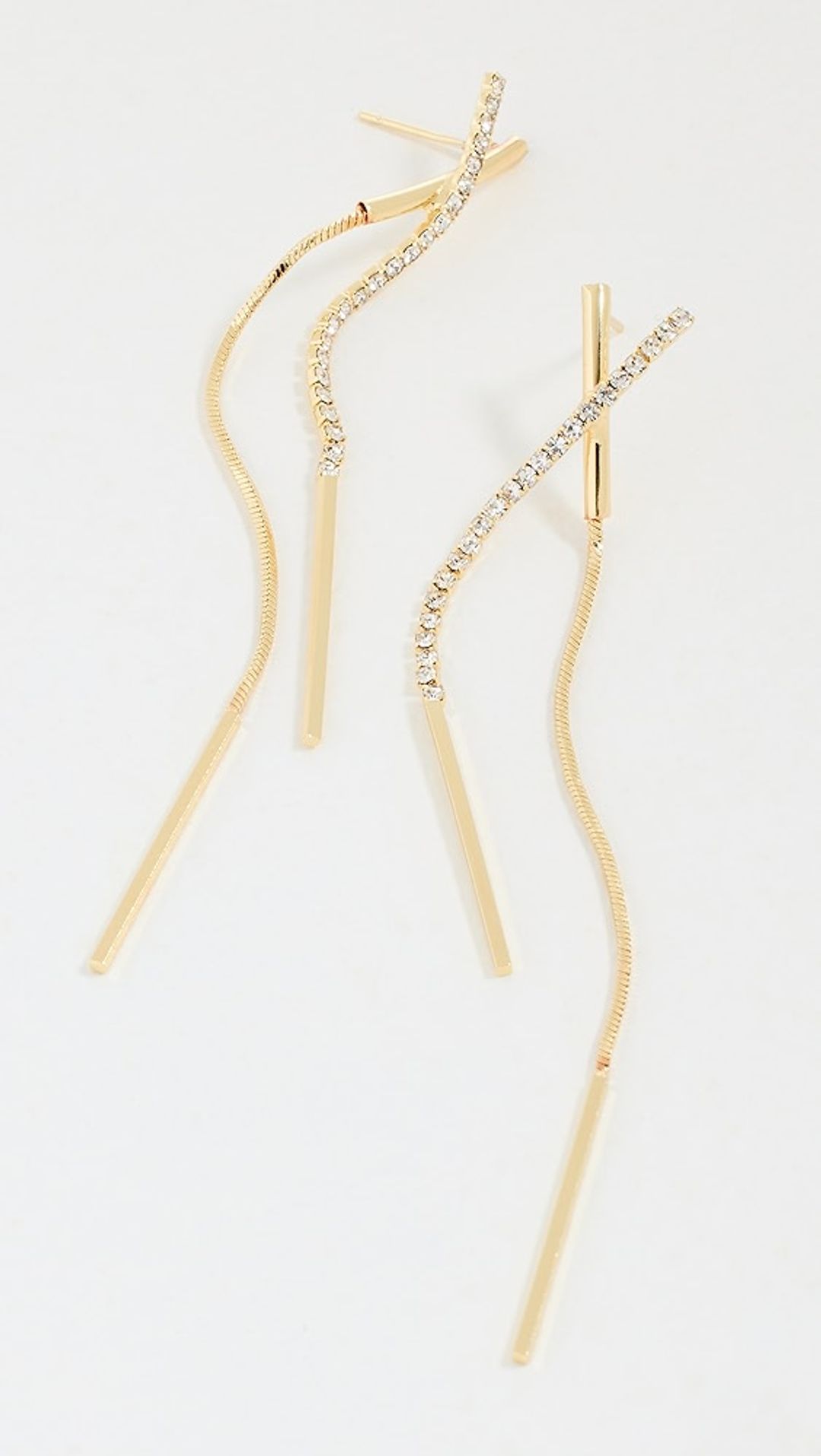 Kriss Kross Drop Earring #3