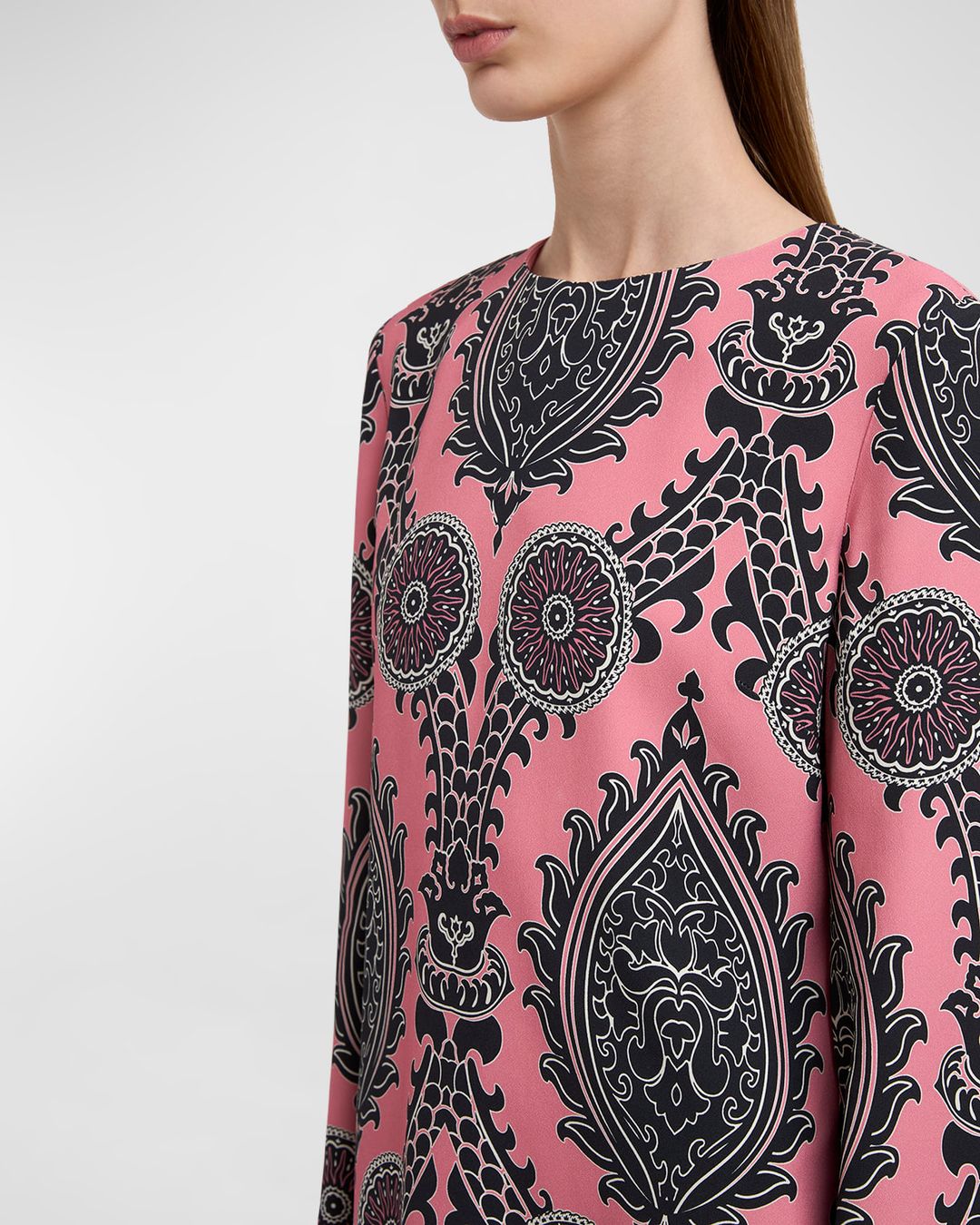 Supremes Long-Sleeve Mini Swing Dress #5