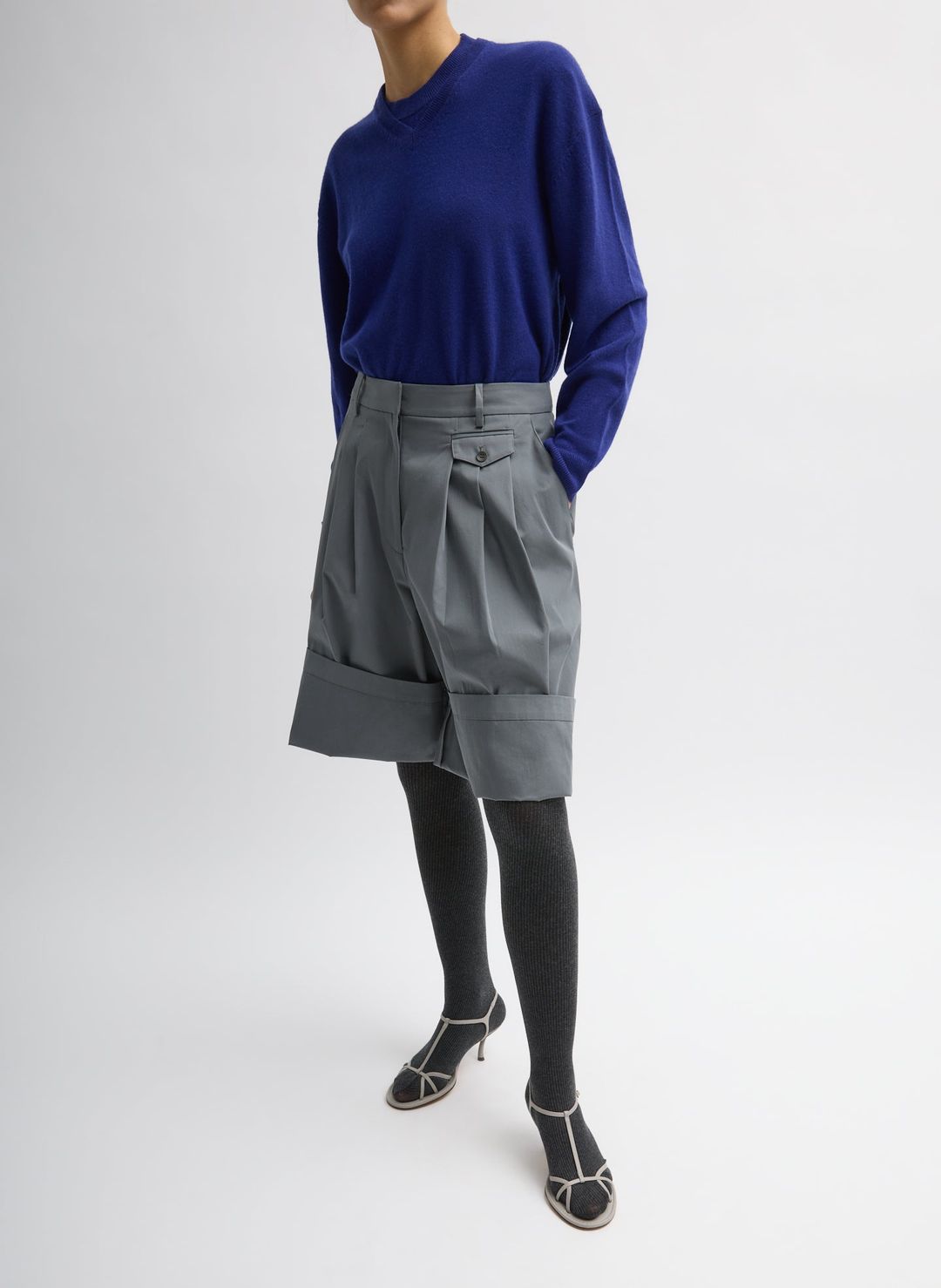 Bio Twill Triple Pleat Short #4