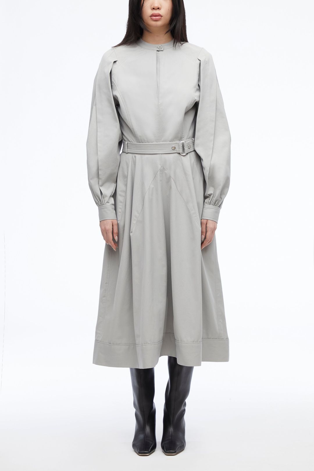 Oxford Cotton Poet Dress