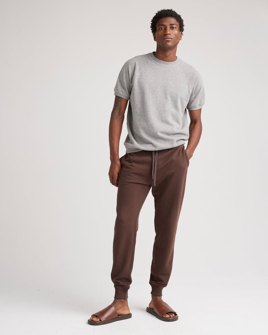 Men's Recycled Fleece Tapered Sweatpant #43