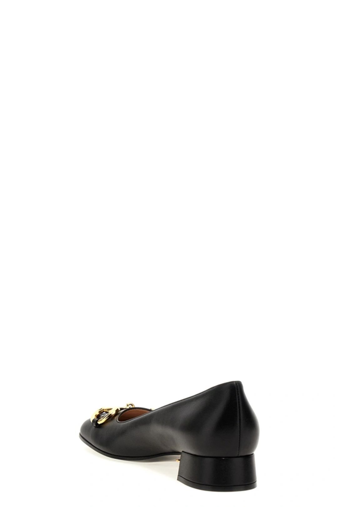 Horsebit Ballet Flats In Black #7