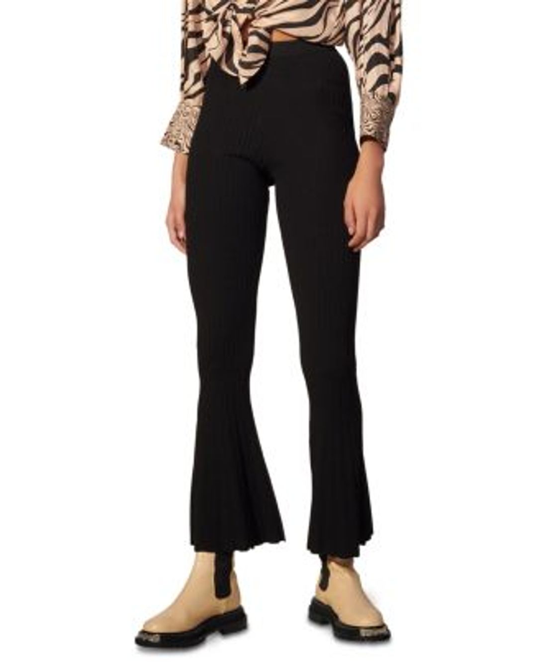 Noe Ribbed Flared Pants