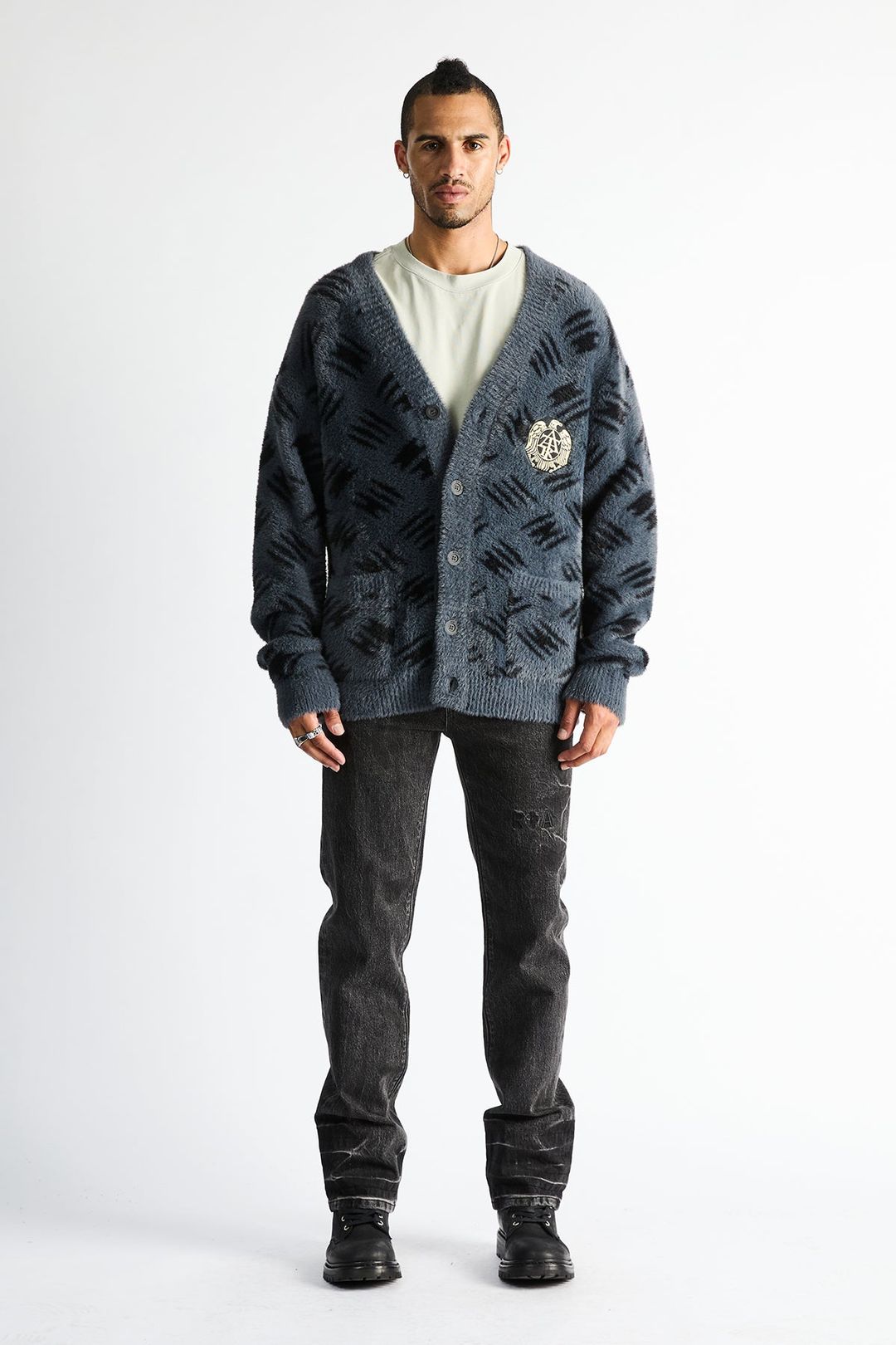 ZEPHYR SWEATER CARDIGAN | BLACK METAL RTA #5