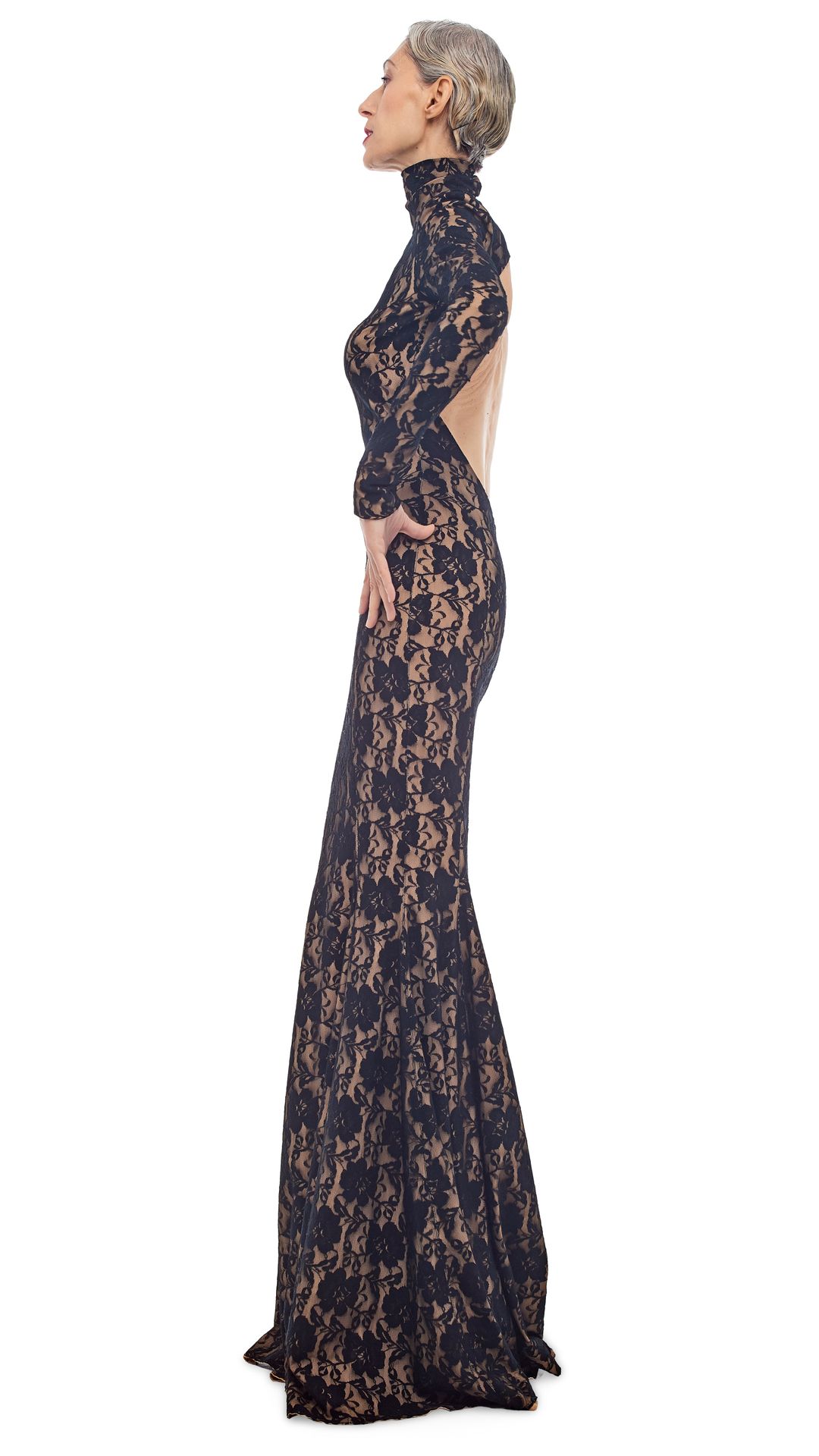 TURTLE OPEN BACK GOWN #3