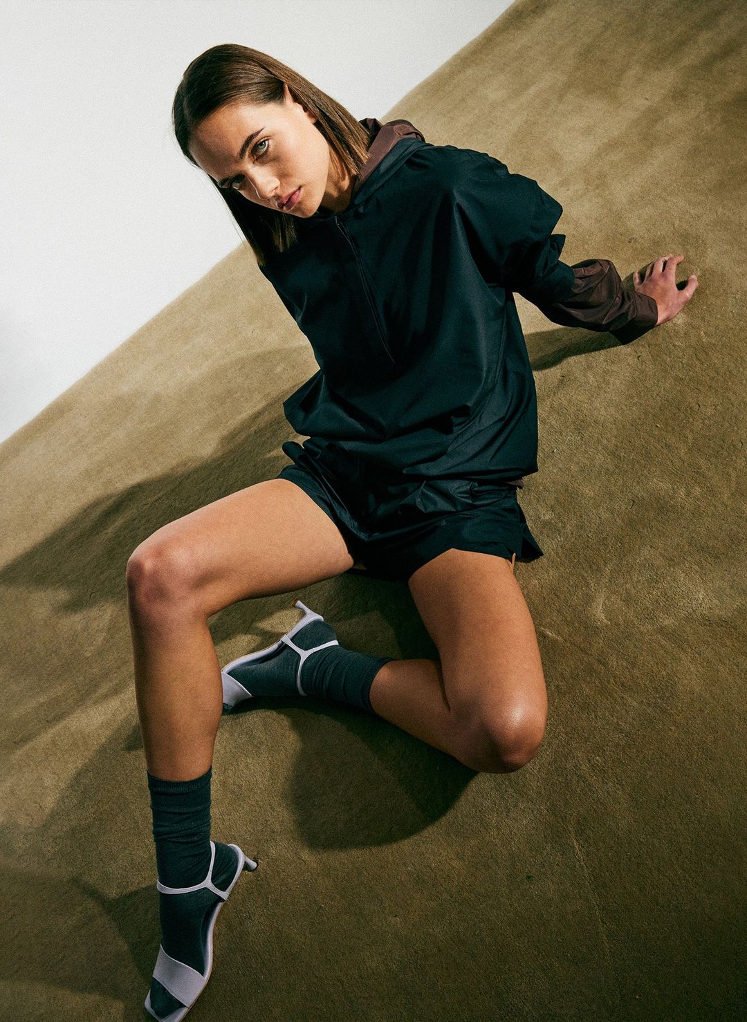 Italian Sporty Nylon Pleated Short #2