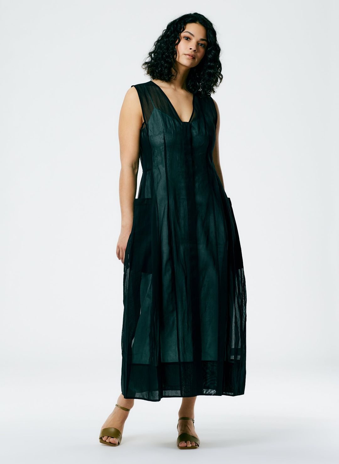 Starch Cotton Organza Dress