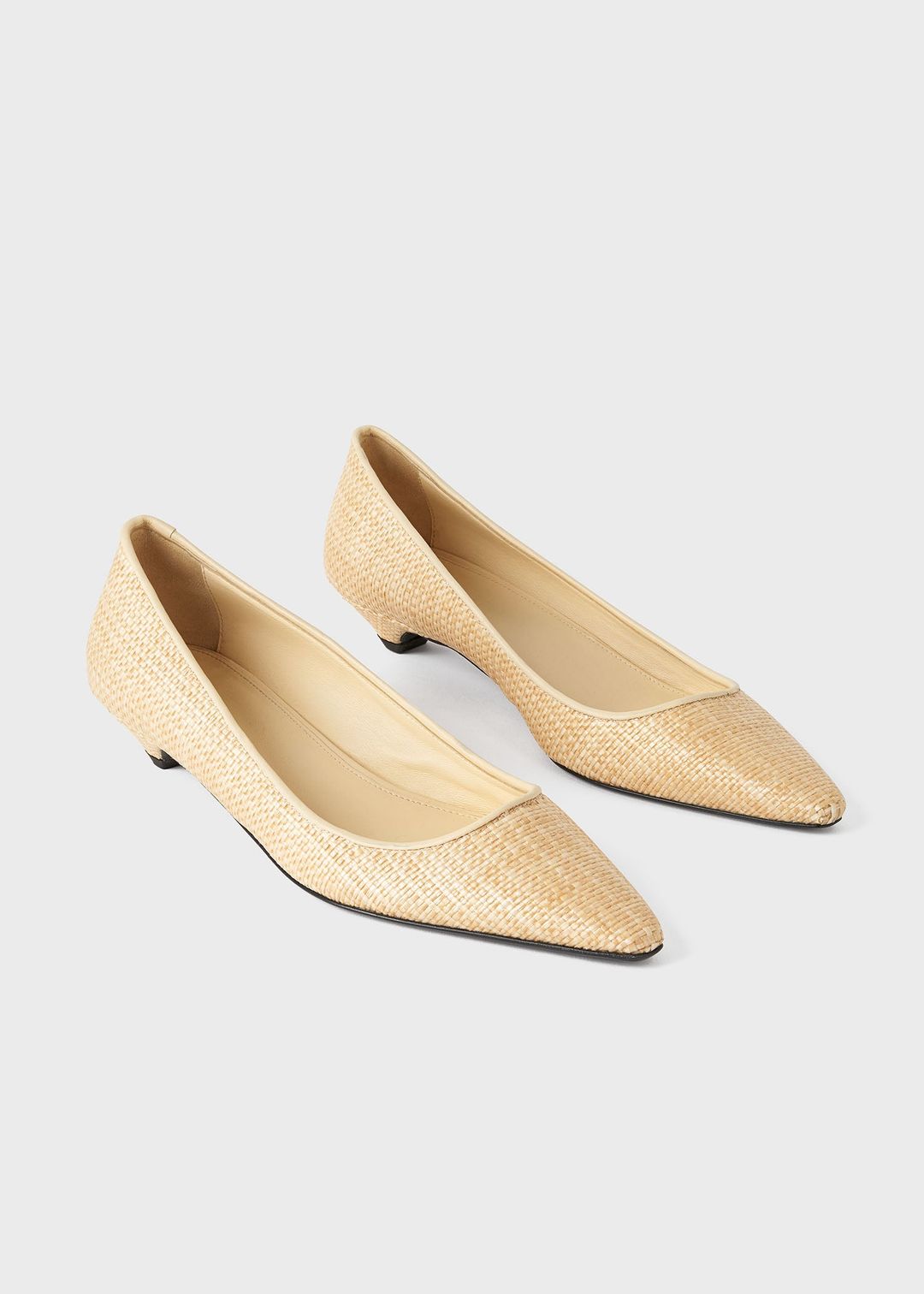 The Raffia Pump light beige #4