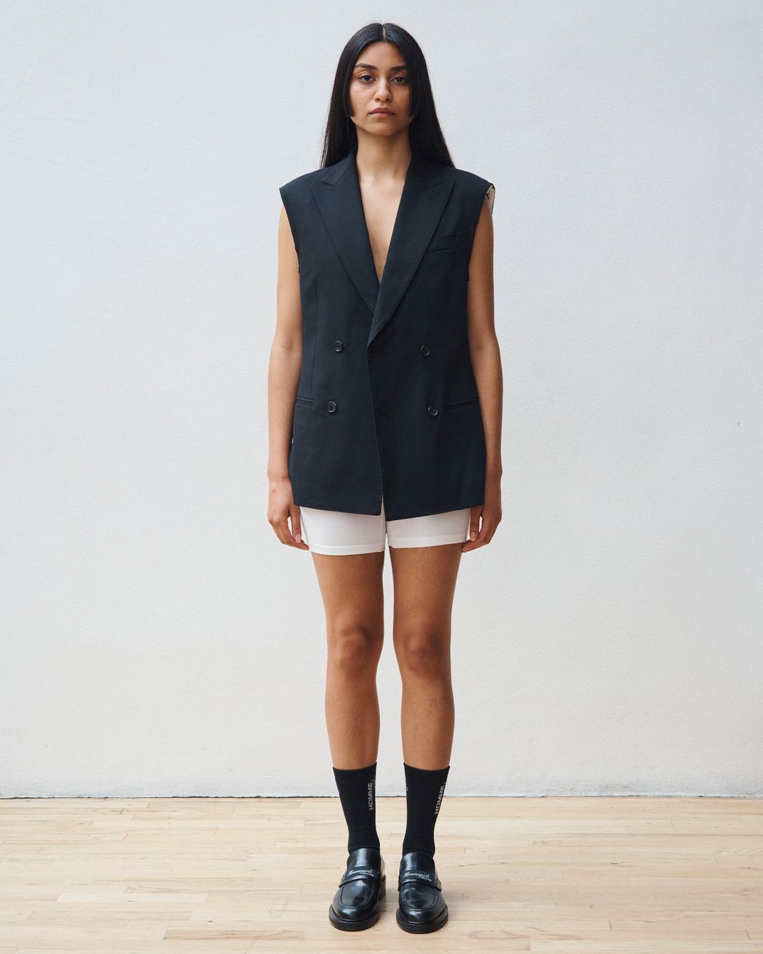 Cut Blazer Vest #6
