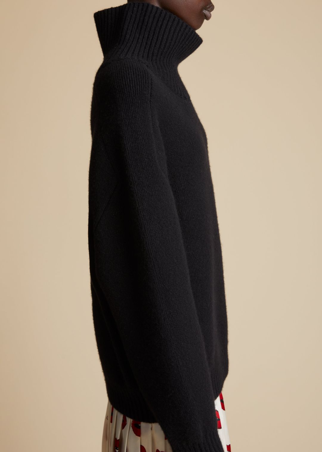 The Landen Sweater in Black #4