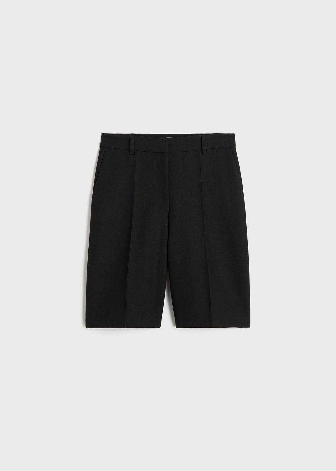Straight tailored shorts black #5