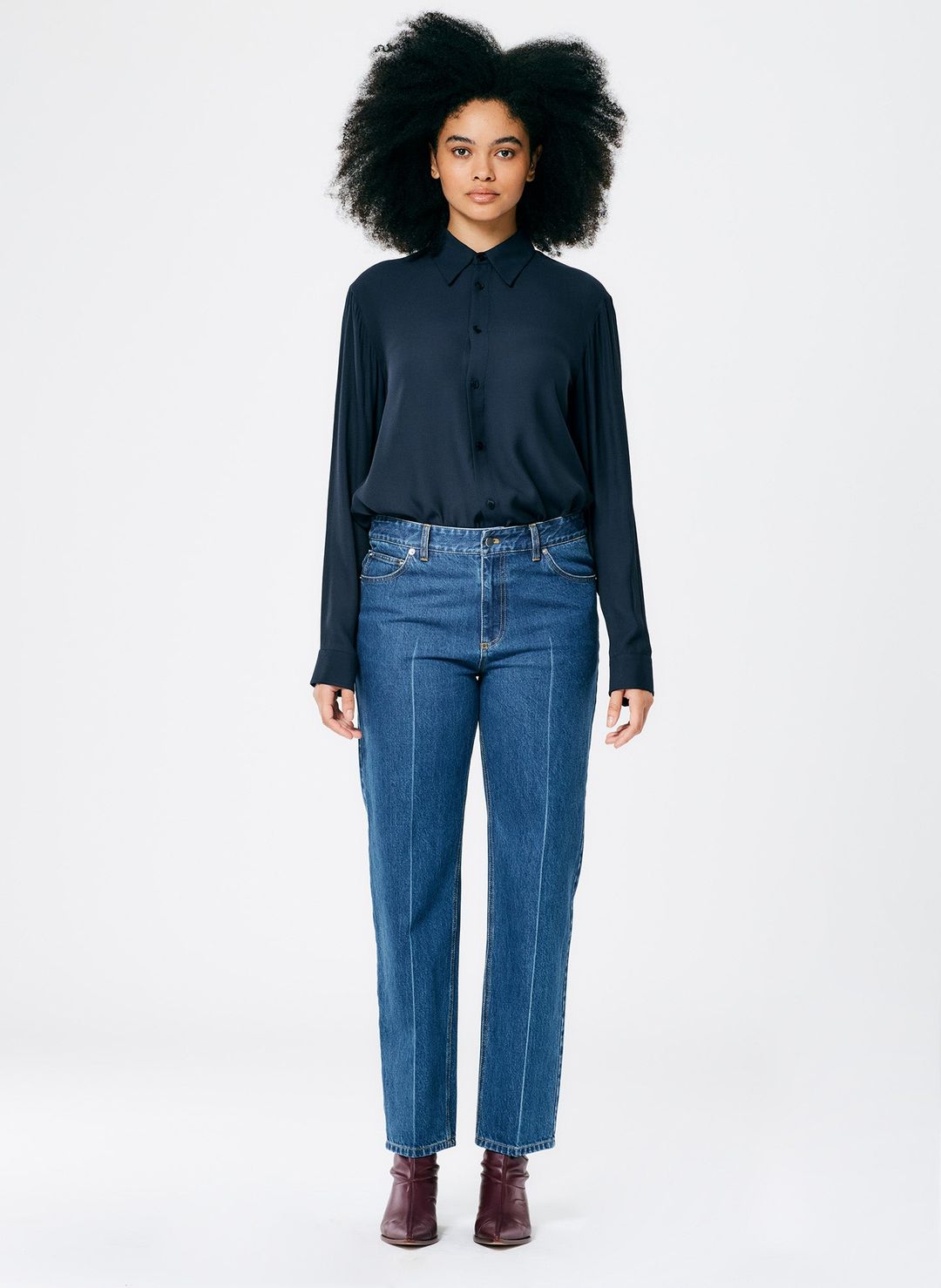 Medium Stone Wash Denim Elfie Jean #3