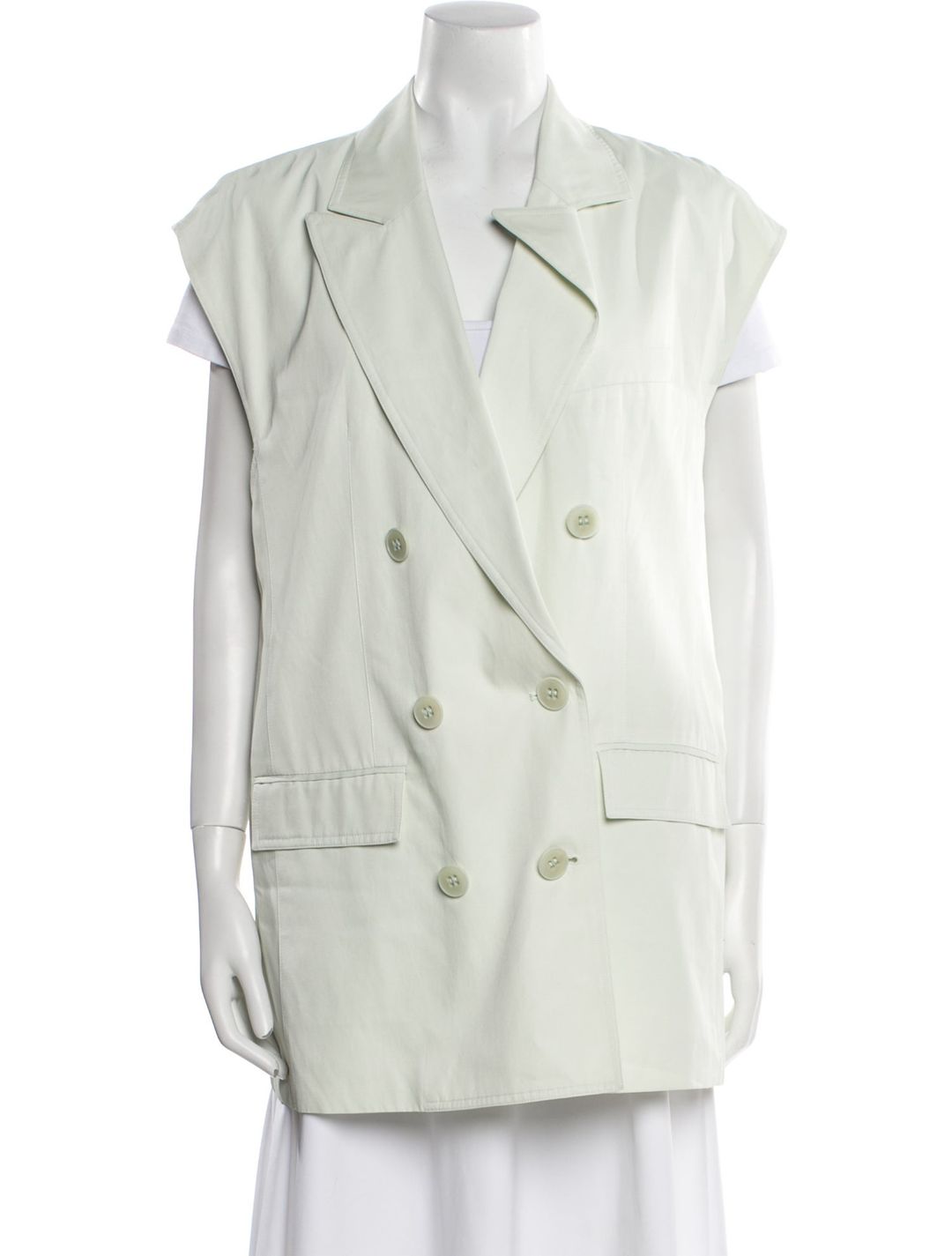 Tibi Vest w/ Tags - Green Jackets, Clothing - WTI195746