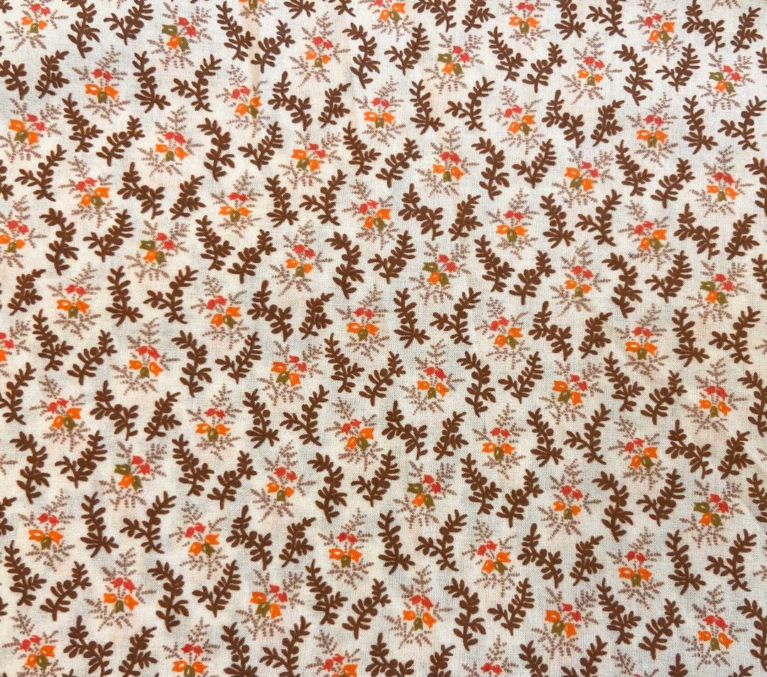 HMD -- HADLEY DRESS -- CREAM WINTER DITSY #5