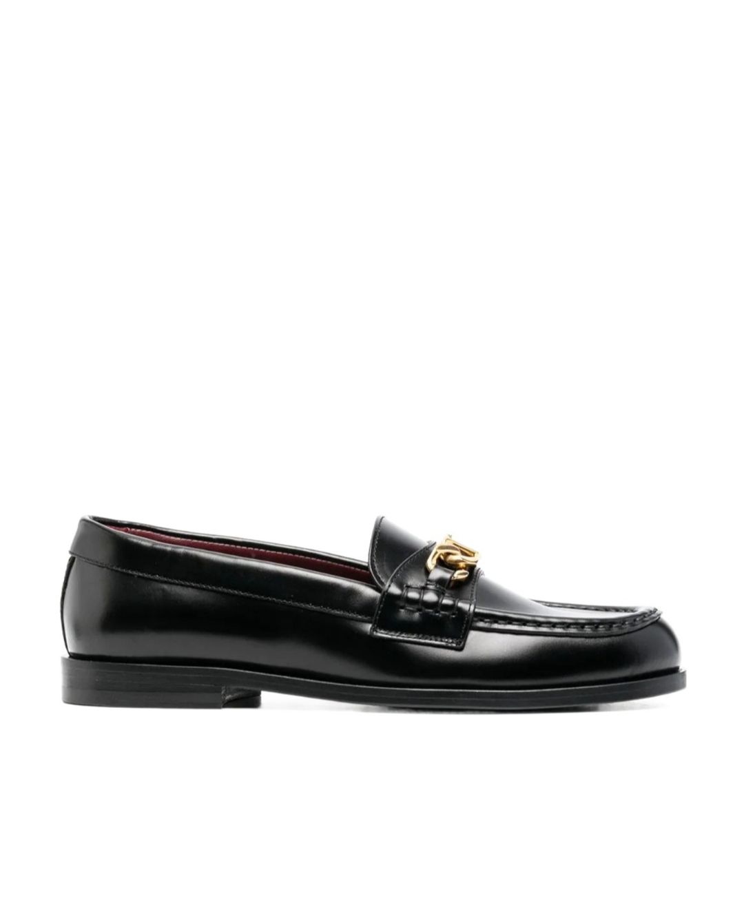 VCHAIN leather loafers in black #5