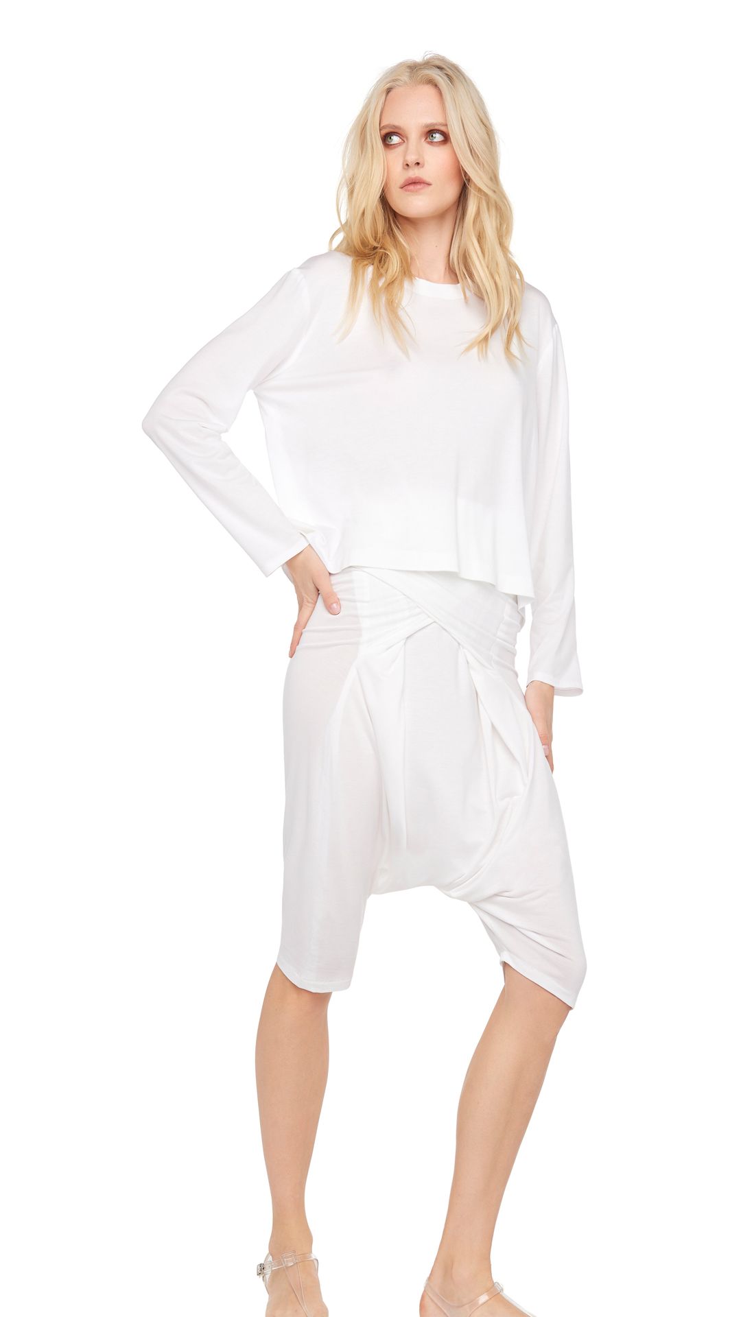 CROPPED BF LONG SLEEVE CREW TOP #6