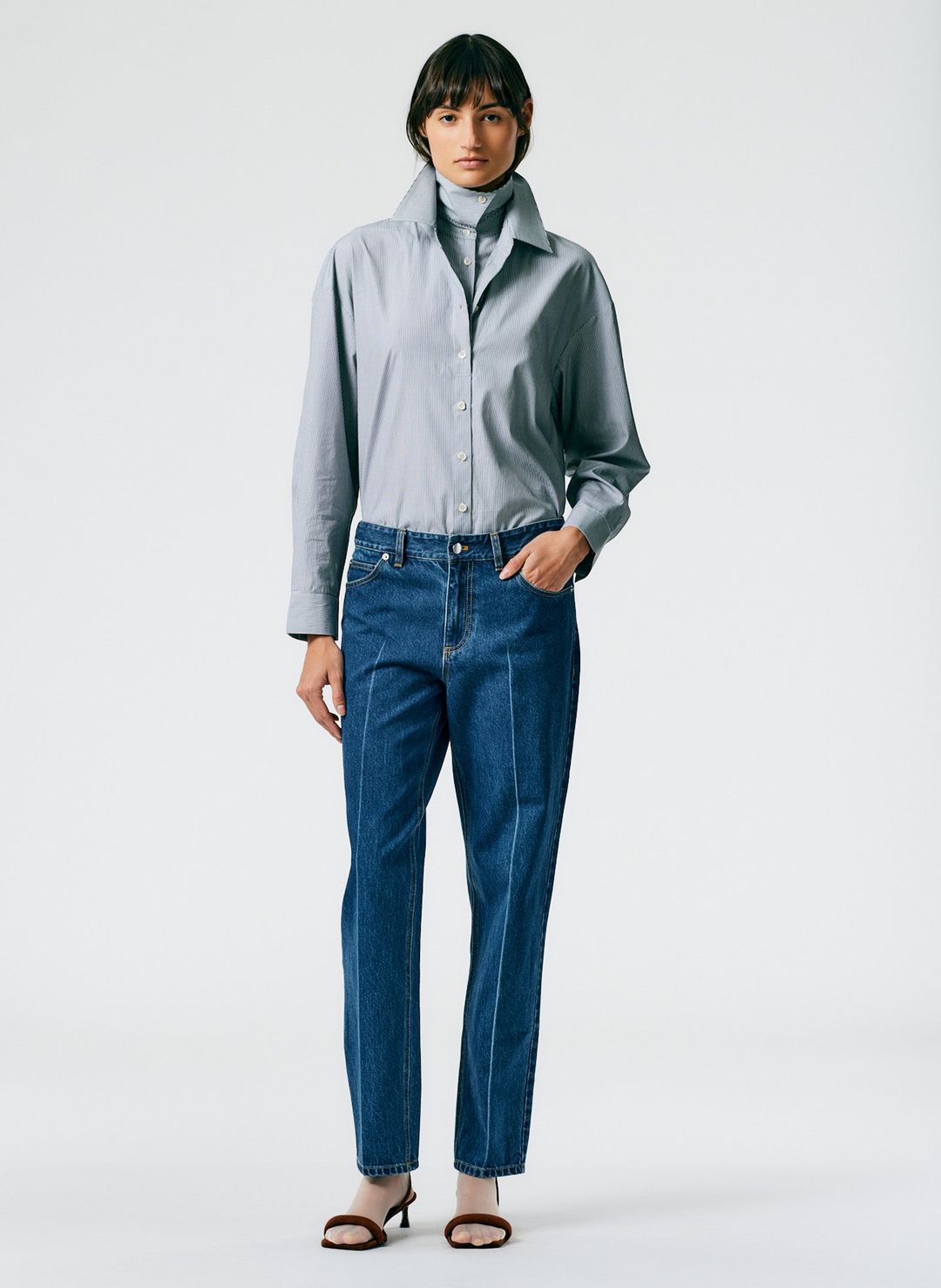 Medium Stone Wash Denim Elfie Jean #6