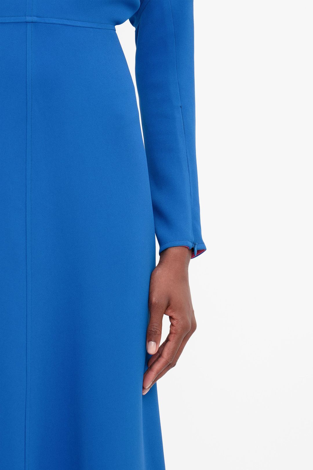 Dolman Midi Dress In Bright Blue #6
