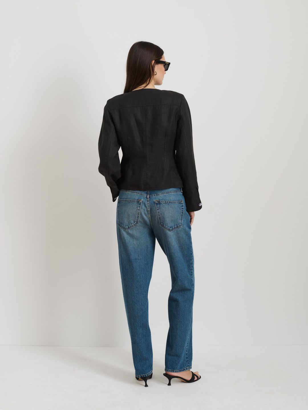Luna Jacket In Linen #5