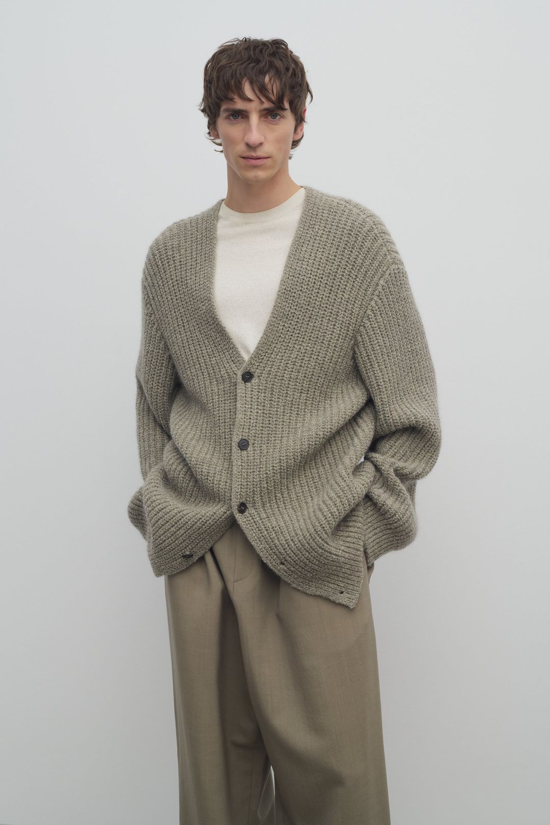 Gert Cardigan in Mohair and Silk #3
