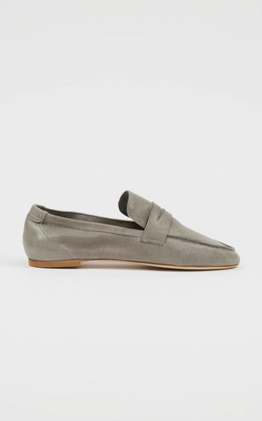 The Unlined Penny Loafer in Graphite