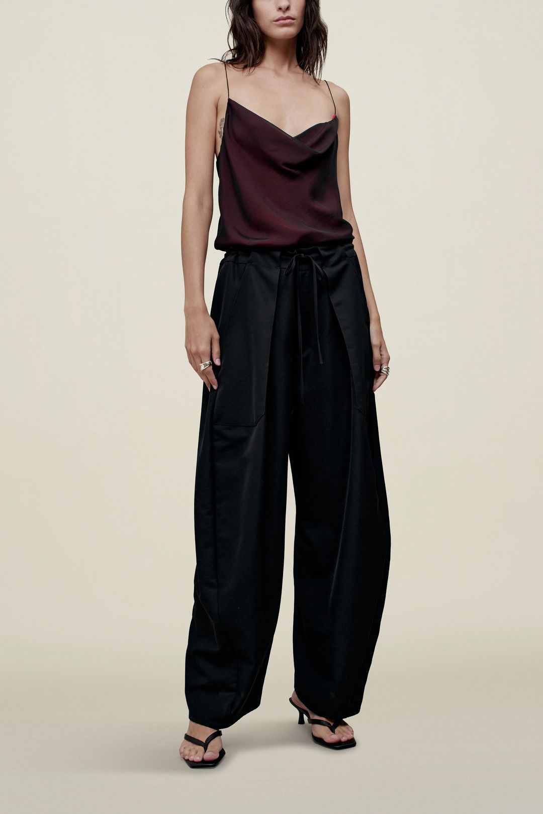 Clemence Pant in Gazar Suiting