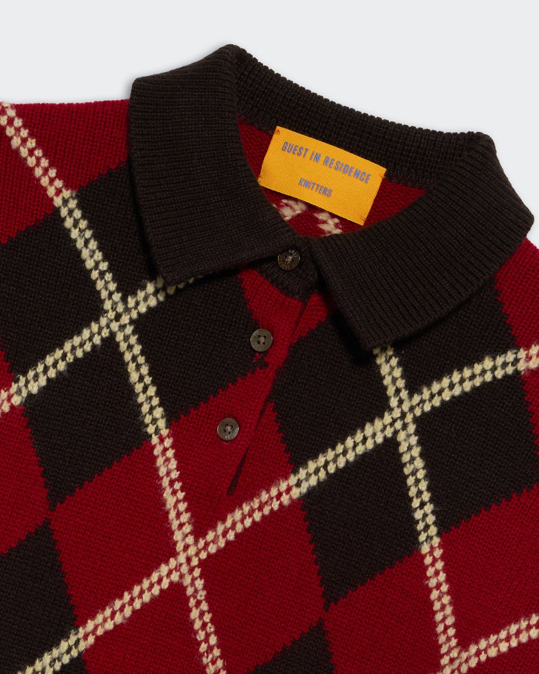 Collegiate Argyle Polo - Burnt Cocoa Combo #3