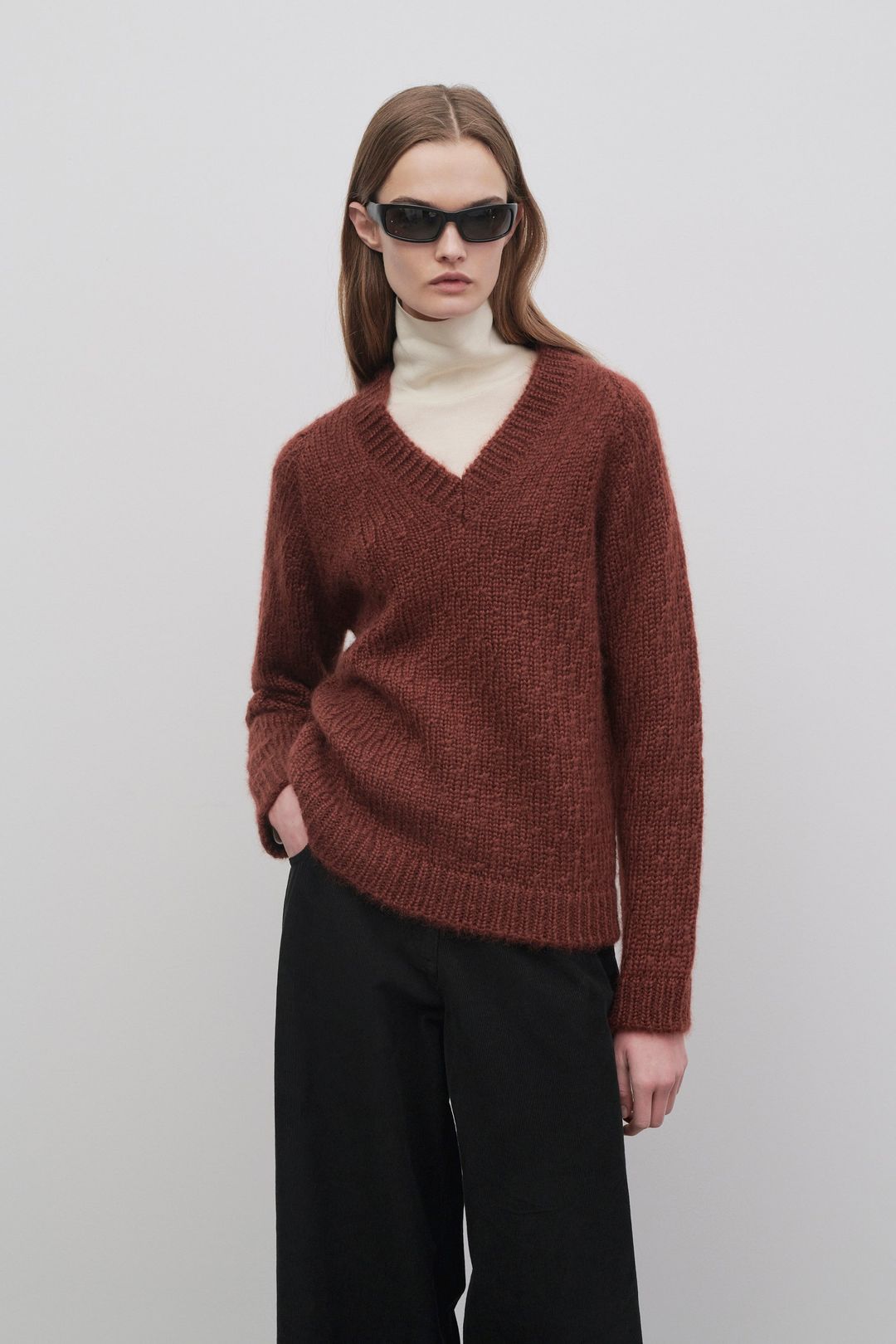 Finley Sweater in Mohair and Silk #9