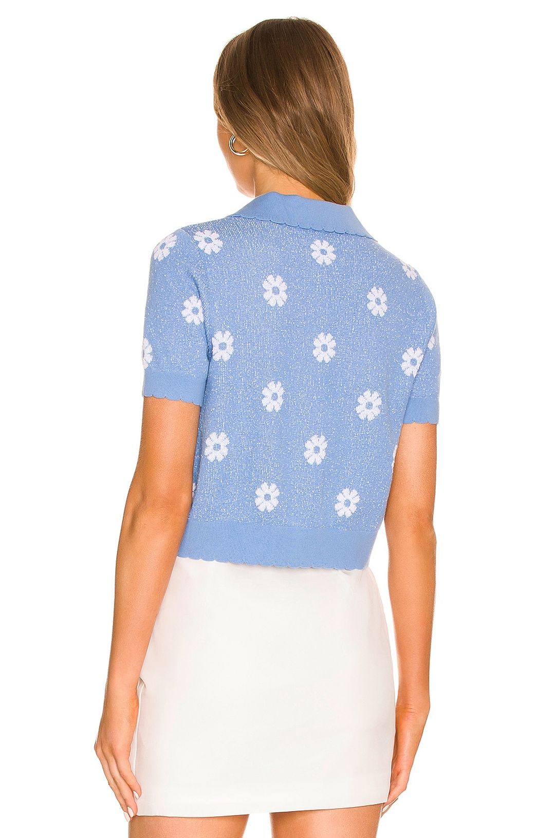 Collared Daises Top #3