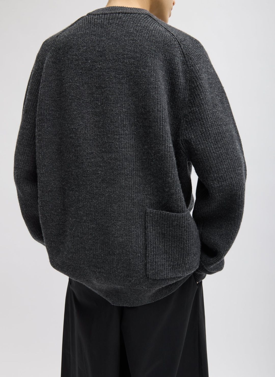 Cardigan Stitch V-Neck Easy Pullover #3