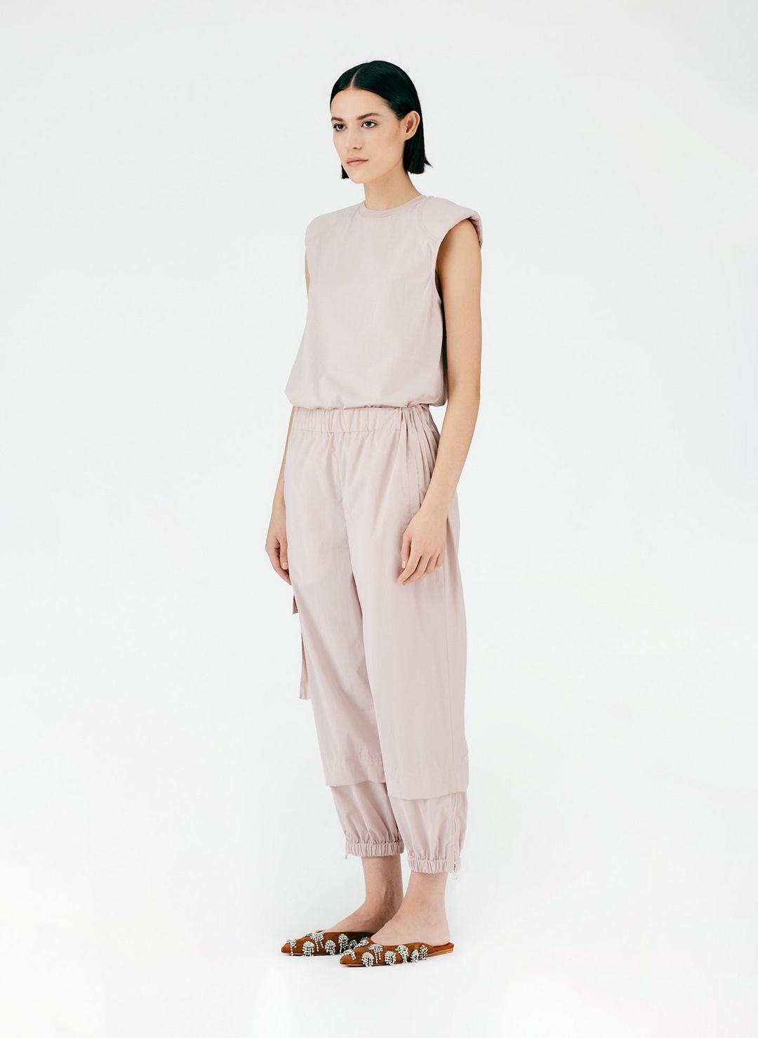 Powder Nylon Pull On Wilt Jogger