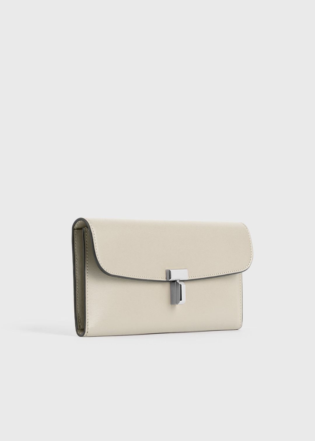 T-lock leather wallet fawn #4