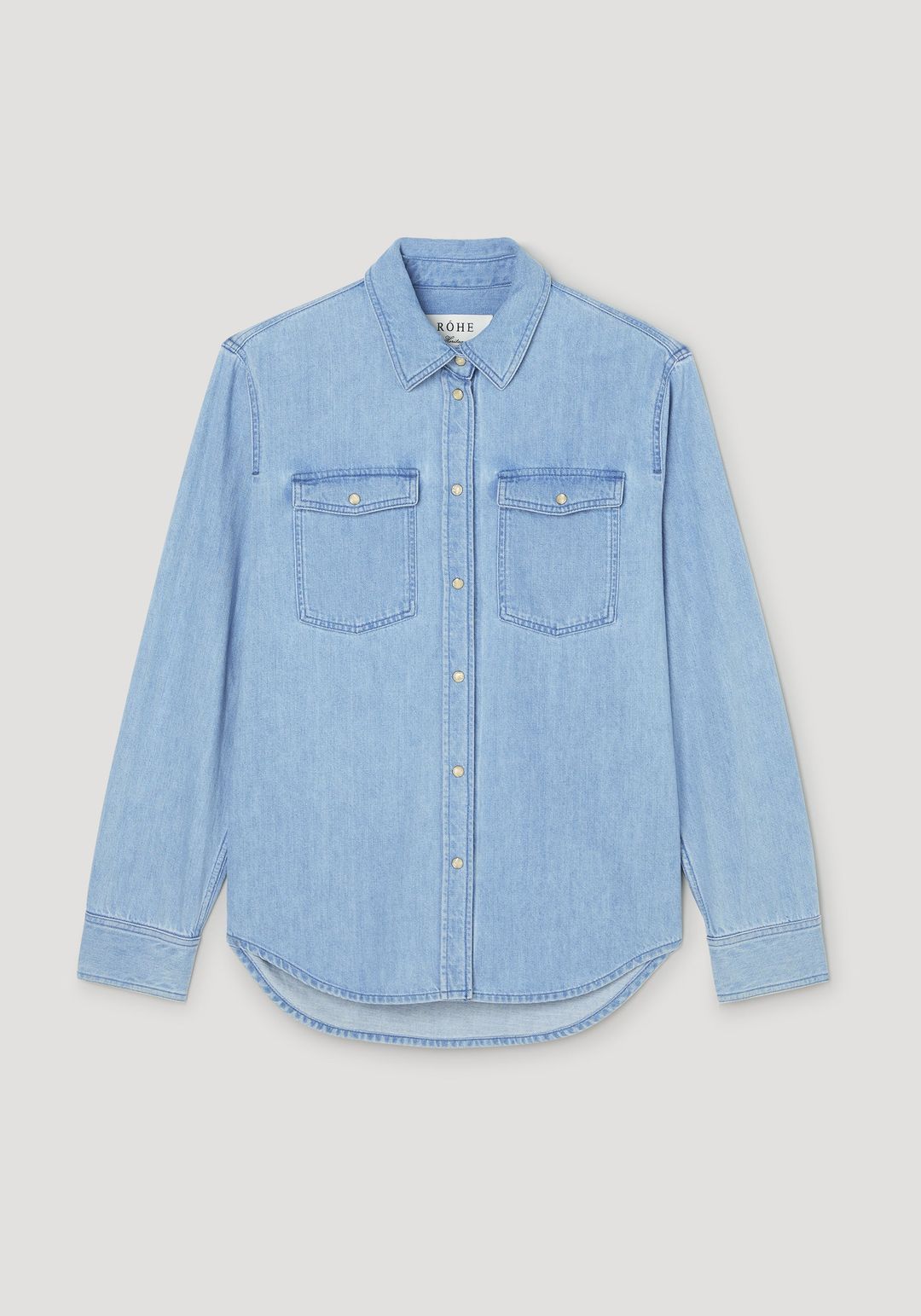 Western denim shirt | classic blue #5
