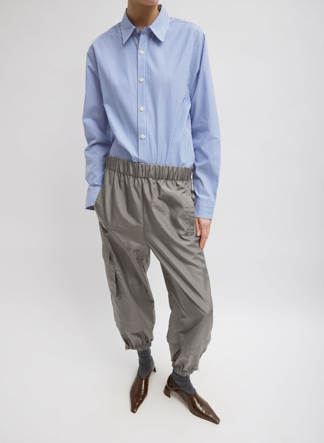 Crispy Nylon Wilt Pull On Jogger #4