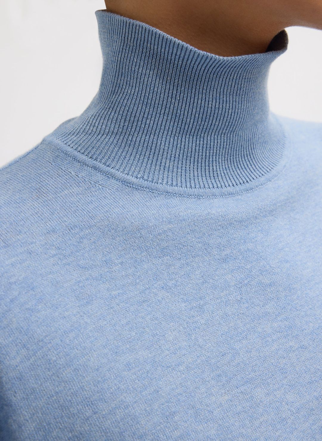 Super Fine Gauge Perfect Men's Turtleneck Pullover #5