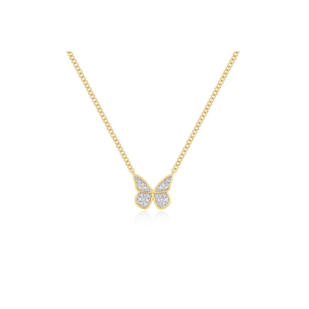 Diamond Flutter Necklace