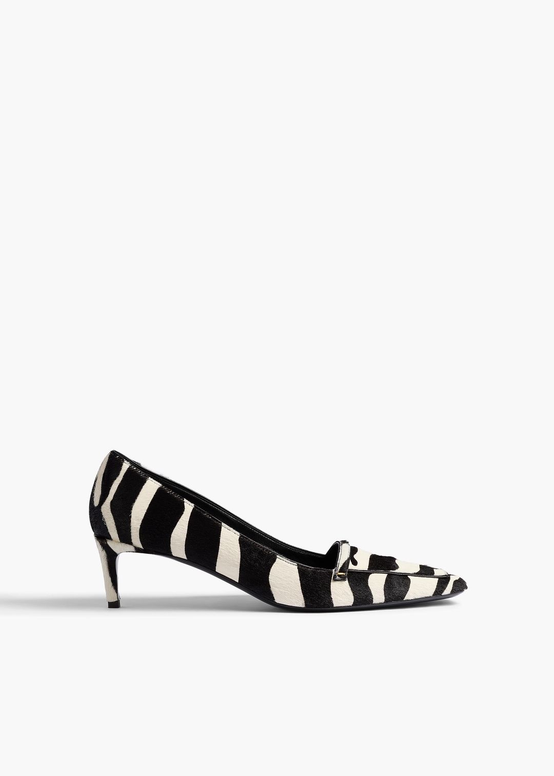 Celia Pump in Zebra Print Haircalf