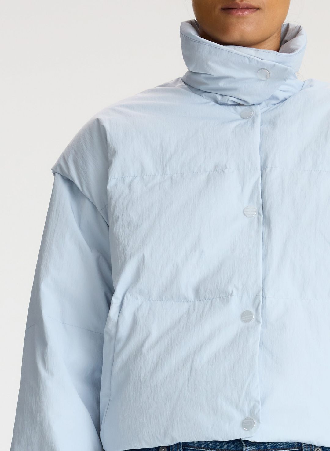 Tristan Convertible Quilted Nylon Jacket #7