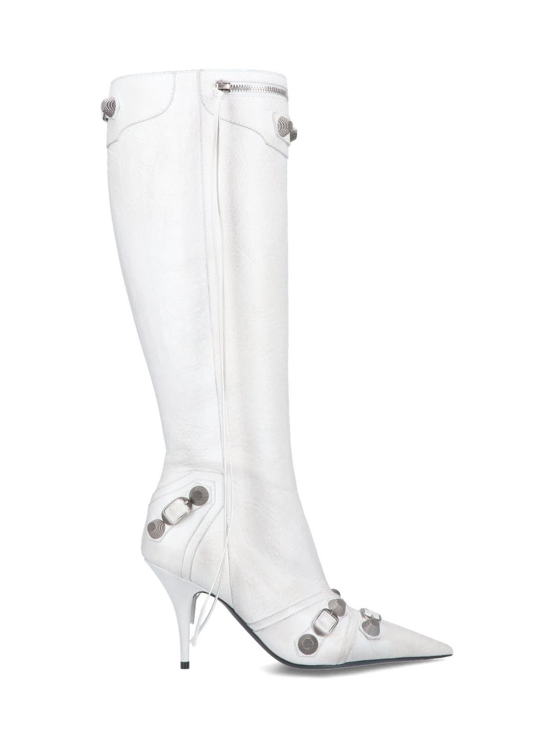 Balenciaga Women's Cagole Knee High Heel Boots