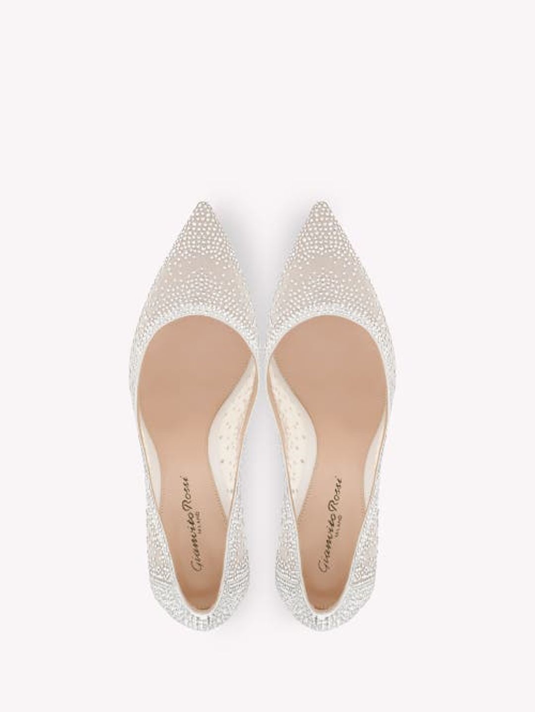 Gianvito Rossi Rania cystal-embellished suede pumps #7