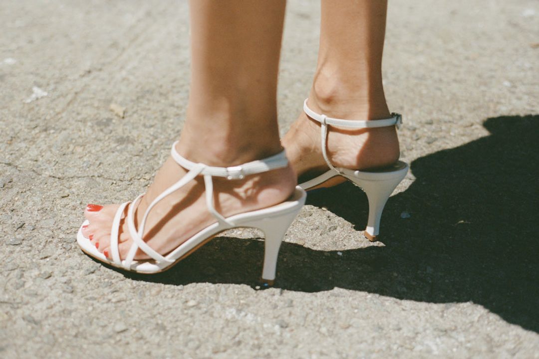 IRENE SANDAL, WHITE #7