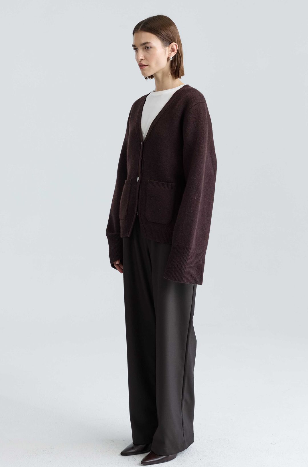 V Neck Cardigan