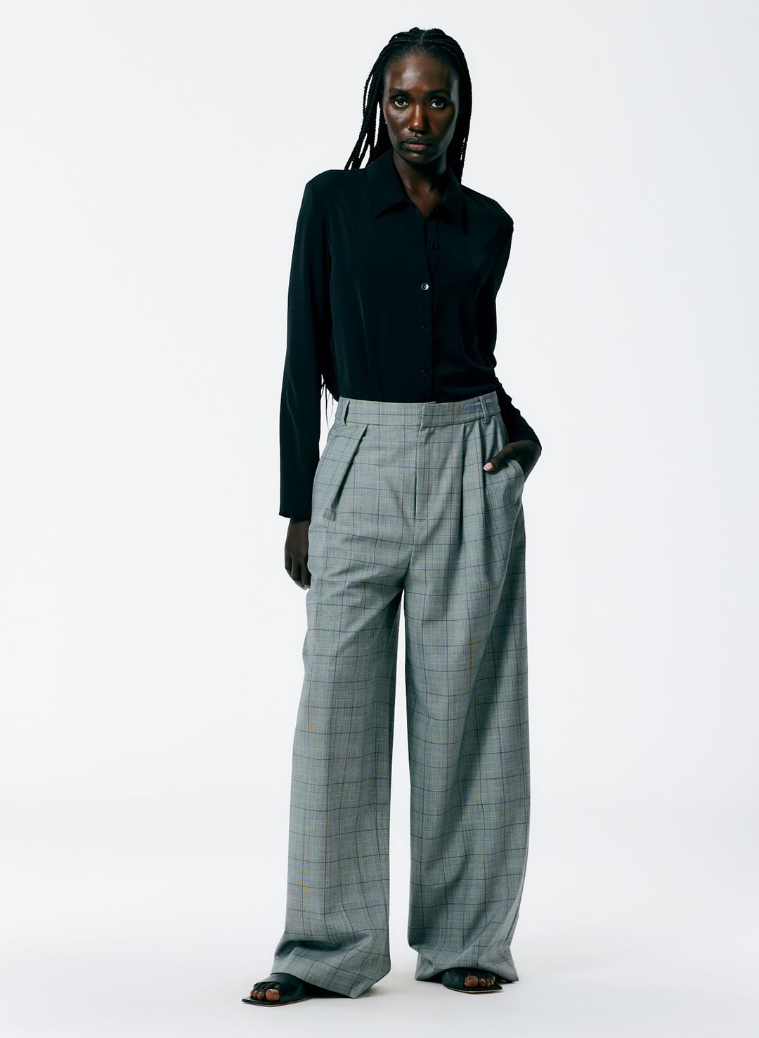 Menswear Suiting Asymmetrical Pleat Stella Pant #4