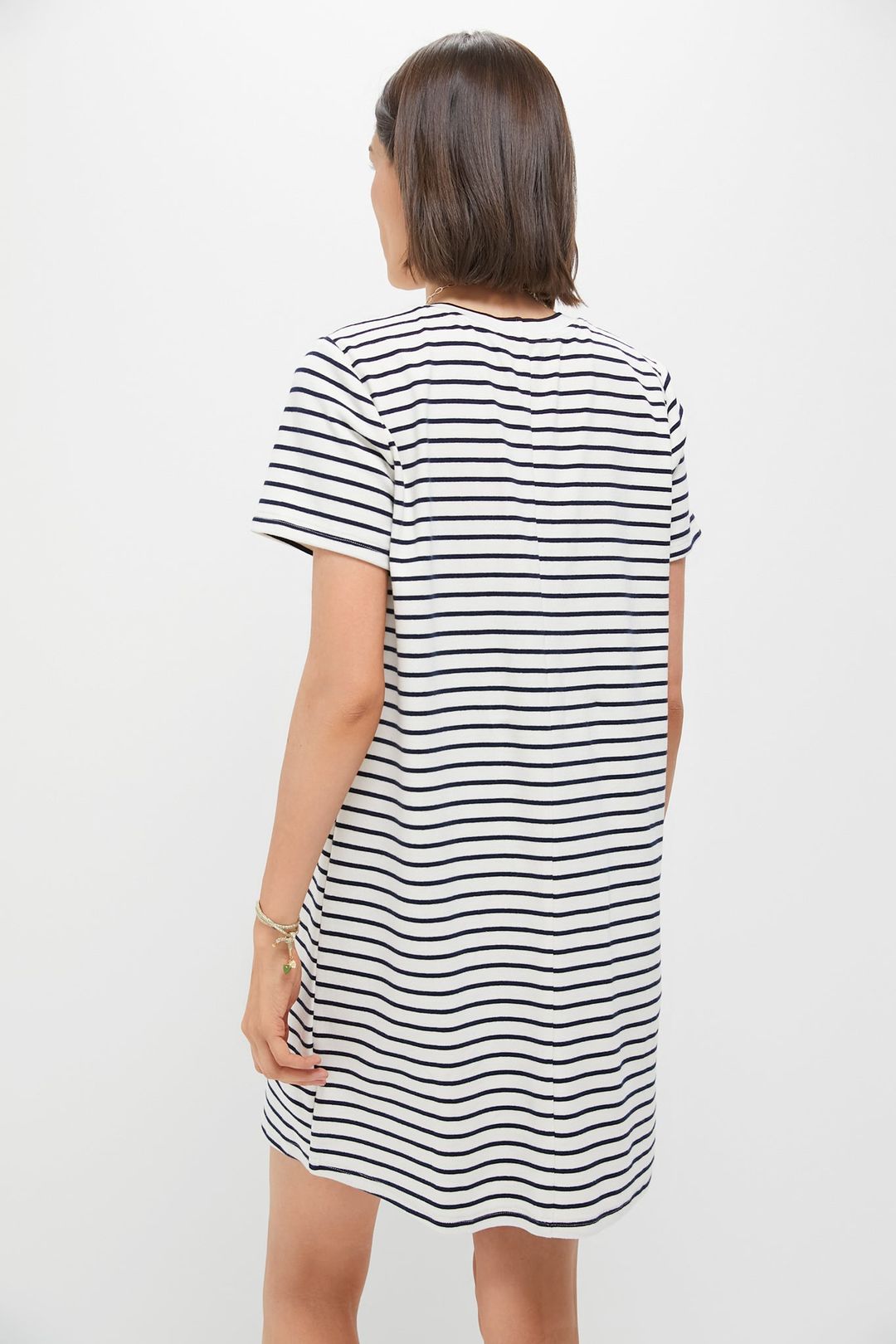 Blue Stripe Aimee Mini Dress #4