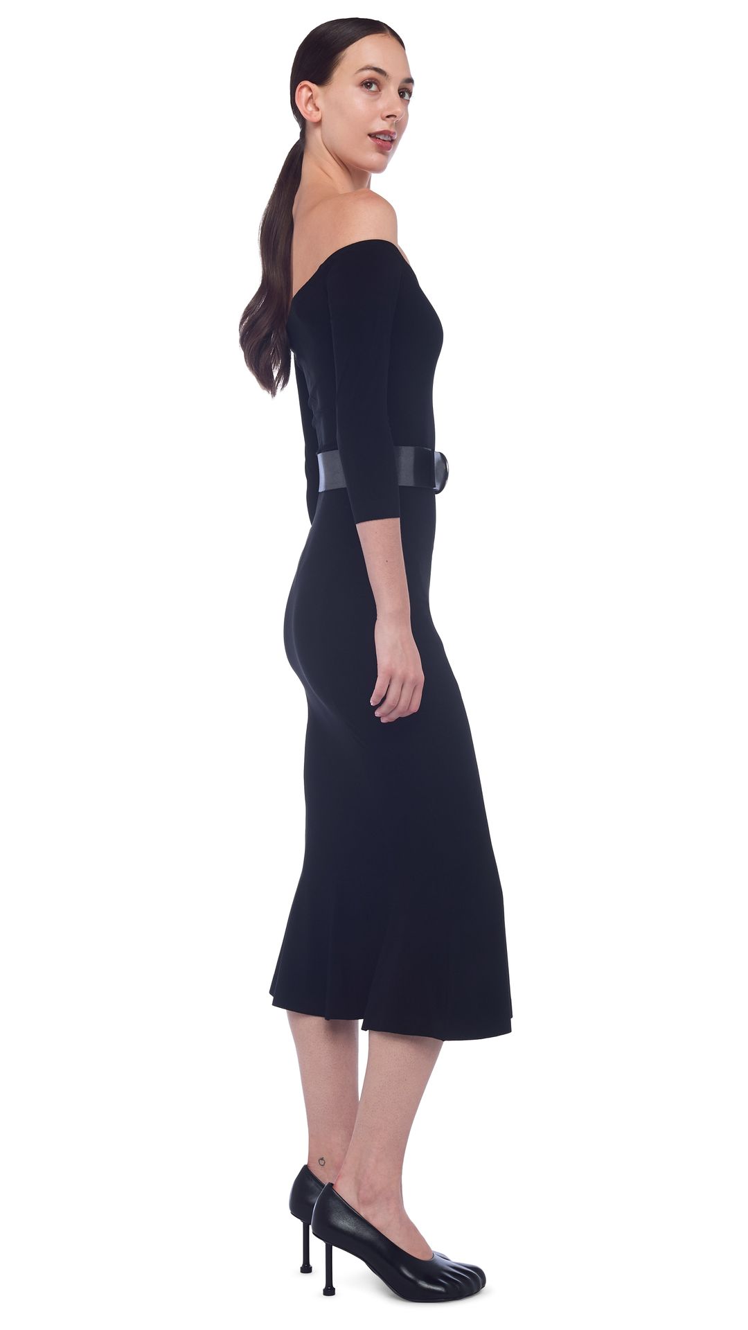 OFF SHOULDER FISHTAIL DRESS #4